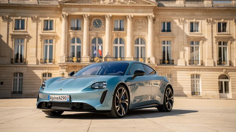 Alpine A290 : Macron choisit l'électrique pour afficher la fierté automobile française
